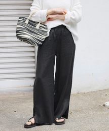 JOURNAL STANDARD relume | 《一部WEB限定追加2》麻スリットイージーパンツ(その他パンツ)