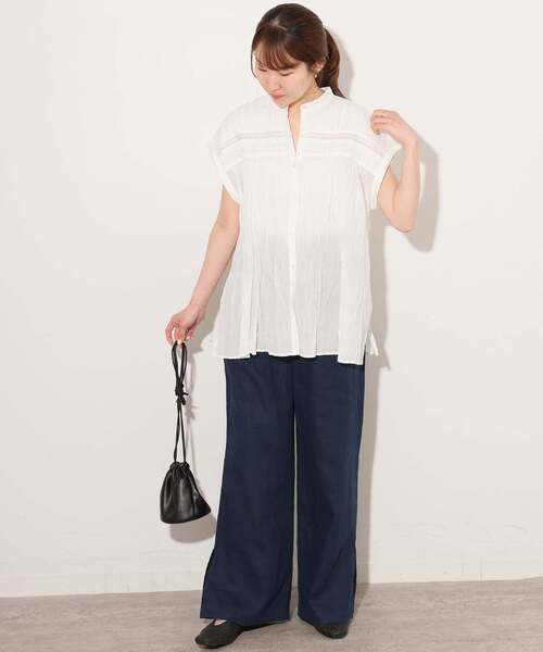 JOURNAL STANDARD relume(ジャーナルスタンダード レリューム)の「《一部WEB限定追加7》麻スリットイージーパンツ(その他パンツ・レディース・ピンク系その他/チョコ/ブラック/ブルー/イエロー/ネイビー/ベージュ・40/38/36)」の17枚目の写真