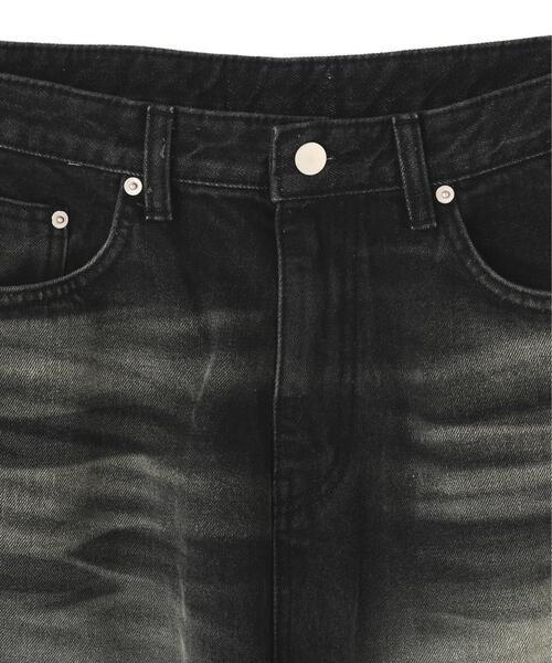 SIS（エスアイエス）の「SIS/エスアイエス/Washed Wide Denim Pants（デニムパンツ・レディース・ブラック・M/L）」の3枚目の写真