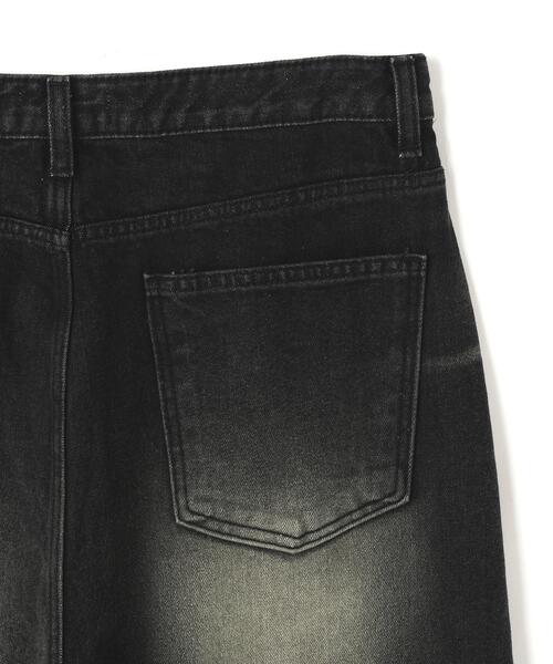 SIS（エスアイエス）の「SIS/エスアイエス/Washed Wide Denim Pants（デニムパンツ・レディース・ブラック・M/L）」の7枚目の写真