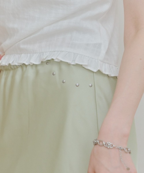 GIUNON(ジウノン)の「satin lace long skirt / サテンレースロングスカート(スカート・レディース・ピンク/グリーン/アイボリー・FREE/0)」の21枚目の写真