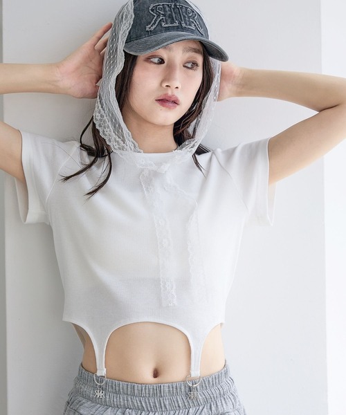 repipi armario(レピピ アルマリオ)の「レースバブーシュカ(その他ヘアアクセサリー・キッズ・ホワイト/ホワイト系その他・FREE)」の7枚目の写真