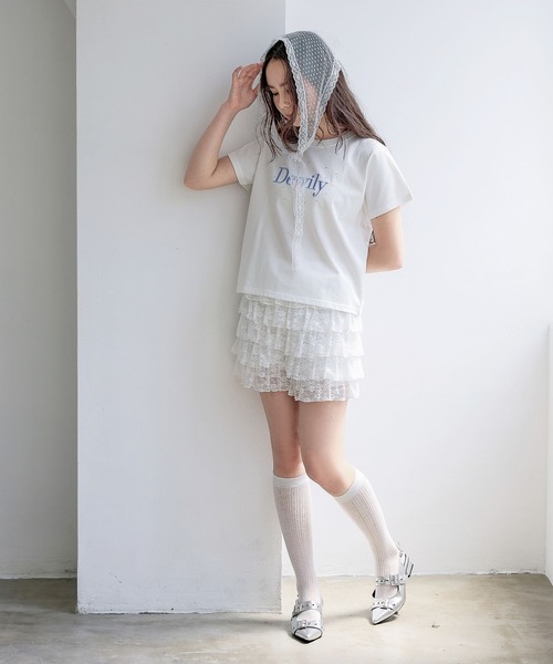 repipi armario(レピピ アルマリオ)の「レースバブーシュカ(その他ヘアアクセサリー・キッズ・ホワイト/ホワイト系その他・FREE)」の22枚目の写真