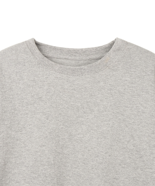 DANDEL（ダンデル）の「DD asym side rib tee (GREY)（Tシャツ/カットソー・レディース・その他・1/2）」の2枚目の写真