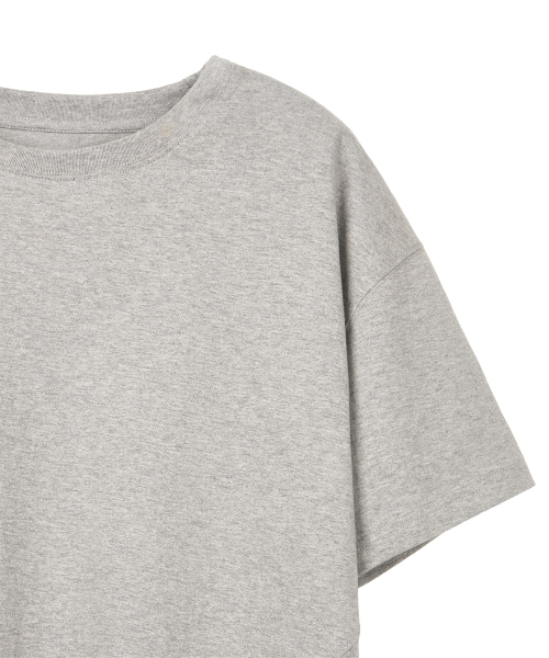 DANDEL（ダンデル）の「DD asym side rib tee (GREY)（Tシャツ/カットソー・レディース・その他・1/2）」の4枚目の写真
