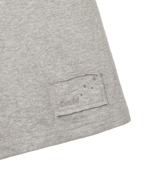 DANDEL（ダンデル）の「DD asym side rib tee (GREY)（Tシャツ/カットソー・レディース・その他・1/2）」の5枚目の写真