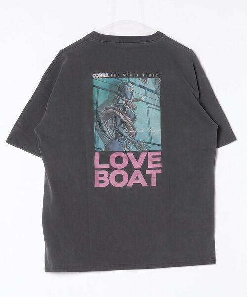 E-COME（イーカム）の「LOVEBOAT × COBRA ピグメントTシャツ ［LBC-ST02 PIGMENT TEE COBRA LOVEBOAT］（Tシャツ/カットソー・メンズ・スミクロ・MEDIUM/LARGE）」の2枚目の写真