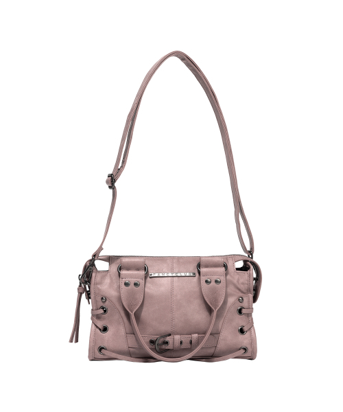 FANCY CLUB(ファンシークラブ)の「BELTED WASHING VEGAN LEATHER MINI BAG (BABY PINK) F26QE991(メッセンジャーバッグ・レディース・その他・ONE)」の7枚目の写真