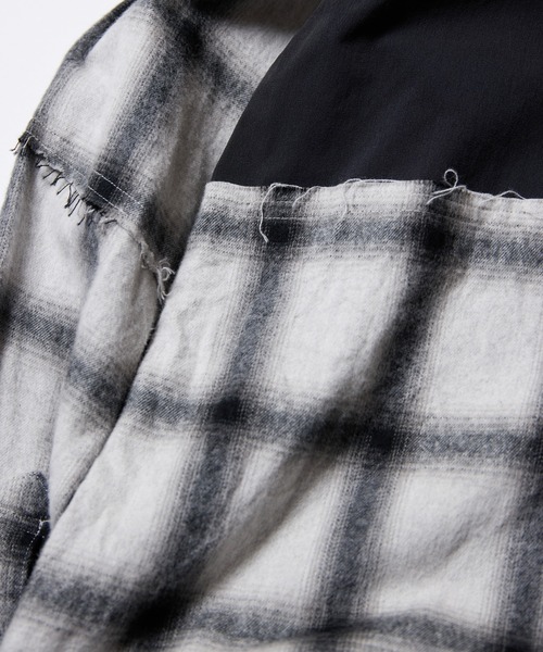 VIRGOwearworks(ヴァルゴウェアワークス)の「FRACTURE CHECK SHIRT(シャツ/ブラウス・メンズ・ブラック/ホワイト/サックスブルー・2/3/4)」の11枚目の写真