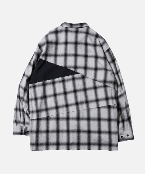 VIRGOwearworks(ヴァルゴウェアワークス)の「FRACTURE CHECK SHIRT(シャツ/ブラウス・メンズ・ブラック/ホワイト/サックスブルー・2/3/4)」の7枚目の写真