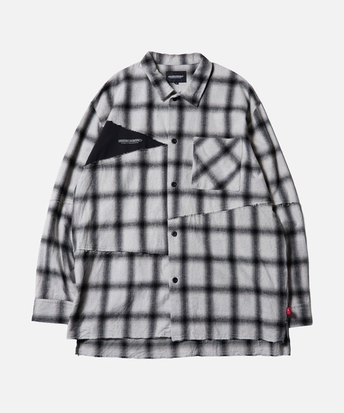 VIRGOwearworks(ヴァルゴウェアワークス)の「FRACTURE CHECK SHIRT(シャツ/ブラウス・メンズ・ブラック/ホワイト/サックスブルー・2/3/4)」の6枚目の写真