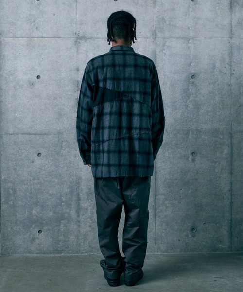 VIRGOwearworks(ヴァルゴウェアワークス)の「FRACTURE CHECK SHIRT(シャツ/ブラウス・メンズ・ブラック/ホワイト/サックスブルー・2/3/4)」の21枚目の写真