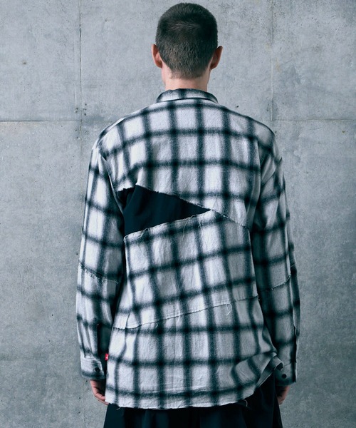 VIRGOwearworks(ヴァルゴウェアワークス)の「FRACTURE CHECK SHIRT(シャツ/ブラウス・メンズ・ブラック/ホワイト/サックスブルー・2/3/4)」の19枚目の写真