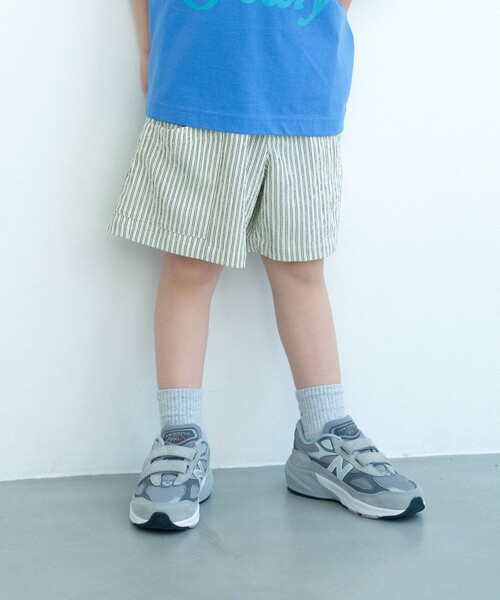 ストライプ ショーツ / キッズ 100cm-130cm（その他パンツ）｜green