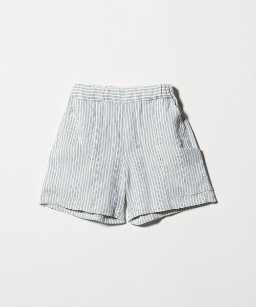 green label relaxing(グリーンレーベルリラクシング)の「ストライプ ショーツ / キッズ 100cm-130cm(その他パンツ・キッズ・コバルトブルー/ブラック・120cm/110cm/130cm/100cm)」の3枚目の写真