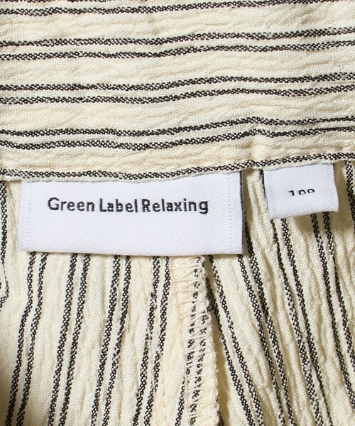 green label relaxing(グリーンレーベルリラクシング)の「ストライプ ショーツ / キッズ 100cm-130cm(その他パンツ・キッズ・コバルトブルー/ブラック・120cm/110cm/130cm/100cm)」の7枚目の写真