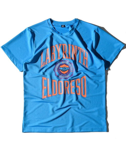 ELDORESO(エルドレッソ)の「Labyrinth Tee / ラビリンスT(Tシャツ/カットソー・メンズ・ブルー/パープル/ブラック・MEDIUM/LARGE/SMALL)」の3枚目の写真