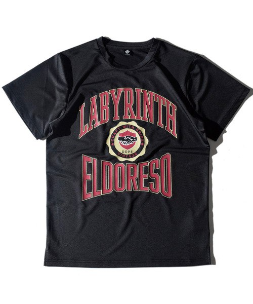 ELDORESO(エルドレッソ)の「Labyrinth Tee / ラビリンスT(Tシャツ/カットソー・メンズ・ブルー/パープル/ブラック・MEDIUM/LARGE/SMALL)」の2枚目の写真