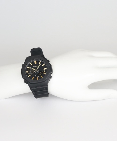 G-SHOCK(ジーショック)の「LUXE BLACK / 2100シリーズ / GA-2100LXB-1A9JF(アナログ腕時計・メンズ・ブラック×ゴールド・FREE)」の14枚目の写真