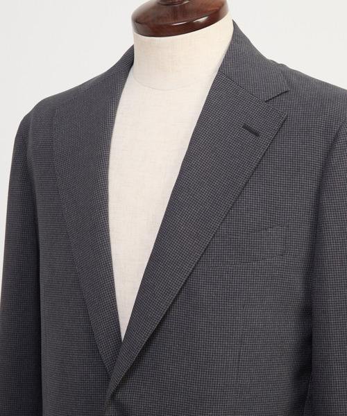 MEN'S MELROSE(メンズメルローズ)の「テックサッカーセットアップスーツ | ウォッシャブル / 防シワ(セットアップ・メンズ・チャコールグレー/ネイビー・3/4/5/2)」の10枚目の写真
