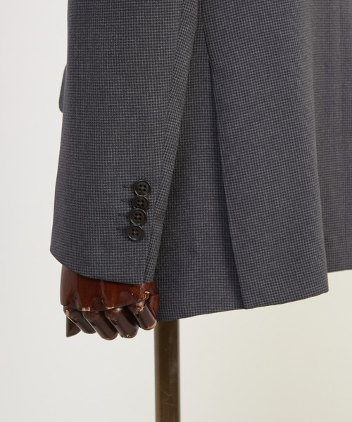 MEN'S MELROSE(メンズメルローズ)の「テックサッカーセットアップスーツ | ウォッシャブル / 防シワ(セットアップ・メンズ・チャコールグレー/ネイビー・3/4/5/2)」の12枚目の写真
