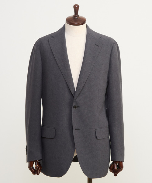 MEN'S MELROSE(メンズメルローズ)の「テックサッカーセットアップスーツ | ウォッシャブル / 防シワ(セットアップ・メンズ・チャコールグレー/ネイビー・3/4/5/2)」の13枚目の写真