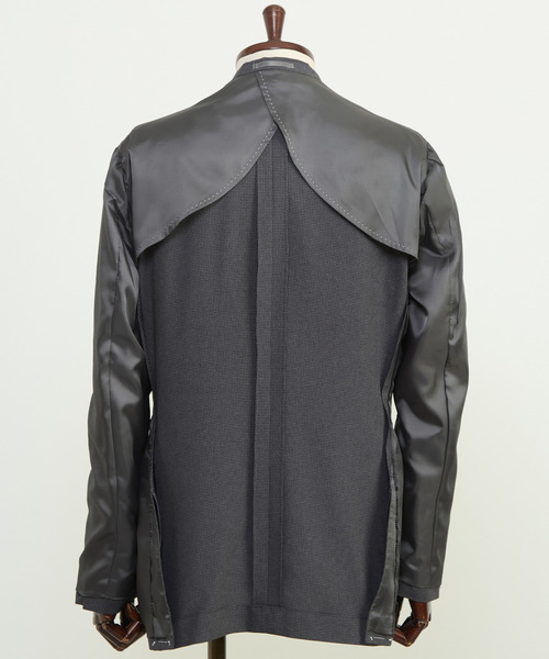 MEN'S MELROSE(メンズメルローズ)の「テックサッカーセットアップスーツ | ウォッシャブル / 防シワ(セットアップ・メンズ・チャコールグレー/ネイビー・3/4/5/2)」の15枚目の写真
