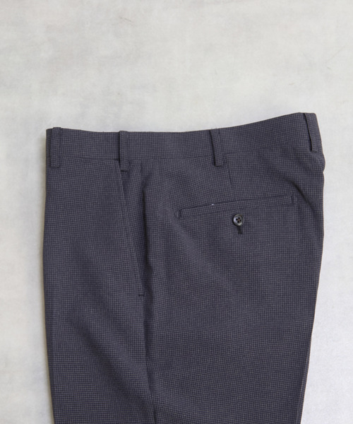 MEN'S MELROSE(メンズメルローズ)の「テックサッカーセットアップスーツ | ウォッシャブル / 防シワ(セットアップ・メンズ・チャコールグレー/ネイビー・3/4/5/2)」の18枚目の写真
