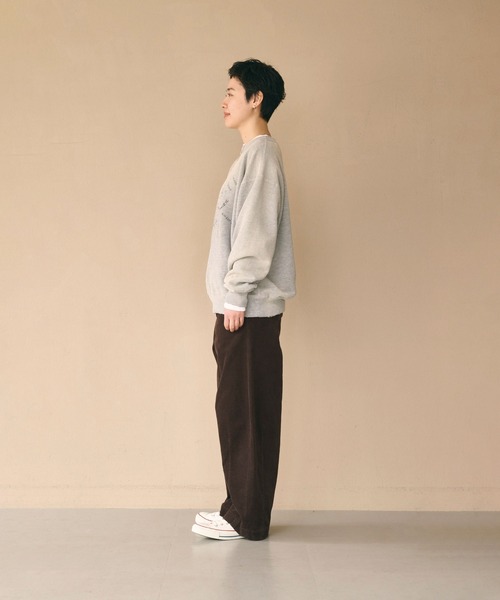 kha:ki(カーキ)の「「KHA:KI / カーキ」OVAL CORD TROUSERS(その他パンツ・レディース・オフホワイト/ダークブラウン/ライトベージュ・2/1)」の4枚目の写真
