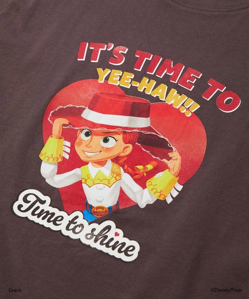 Disney(ディズニー)の「JESSIE / HEART S/S TEE(Tシャツ/カットソー・レディース・ブラウン/ホワイト・ONE SIZE)」の21枚目の写真