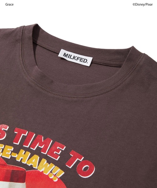Disney(ディズニー)の「JESSIE / HEART S/S TEE(Tシャツ/カットソー・レディース・ブラウン/ホワイト・ONE SIZE)」の20枚目の写真