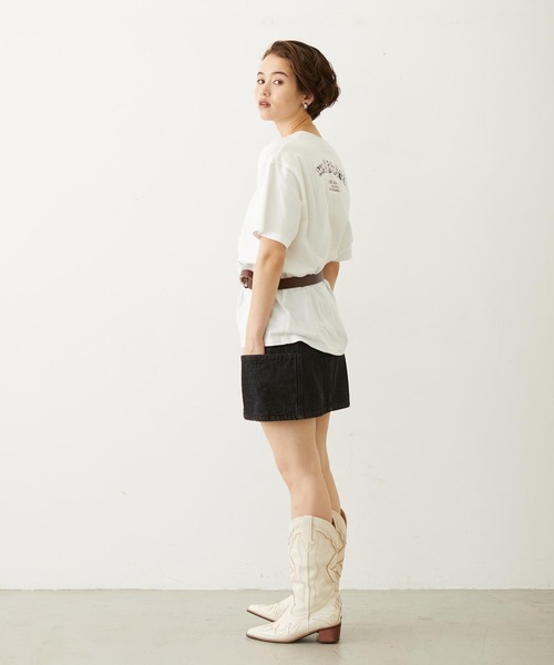 Disney(ディズニー)の「JESSIE / HEART S/S TEE(Tシャツ/カットソー・レディース・ブラウン/ホワイト・ONE SIZE)」の9枚目の写真