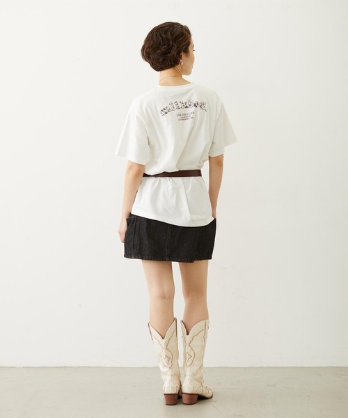 Disney(ディズニー)の「JESSIE / HEART S/S TEE(Tシャツ/カットソー・レディース・ブラウン/ホワイト・ONE SIZE)」の10枚目の写真