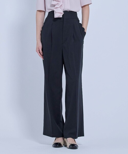 TOCCA（トッカ）の「SOFT SEASHELL PANTS パンツ（その他パンツ・レディース・ブラック系・4/2/0）」の9枚目の写真