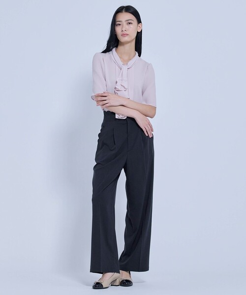 TOCCA（トッカ）の「SOFT SEASHELL PANTS パンツ（その他パンツ・レディース・ブラック系・4/2/0）」の10枚目の写真