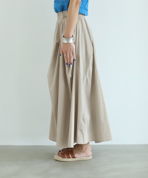 STYLE DELI（スタイルデリ）の「【selection】ランダムタック立体フォルムスカート（スカート・レディース・オフホワイト/ベージュ/ブラック・FREE）」の16枚目の写真