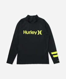 Hurley （ハーレー）の「【Hurley:ハーレー】キッズラッシュガード　UPF50+×速乾×高ストレッチ　ファントム素材　PHANTOM RASH ICON BLOCK PARTY（ラッシュガード）」