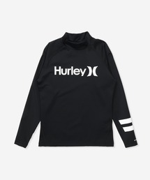 Hurley （ハーレー）の「【Hurley:ハーレー】キッズラッシュガード　UPF50+×速乾×高ストレッチ　ファントム素材　PHANTOM RASH ICON BLOCK PARTY（ラッシュガード）」