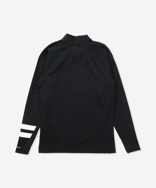Hurley （ハーレー）の「【Hurley:ハーレー】キッズラッシュガード　UPF50+×速乾×高ストレッチ　ファントム素材　PHANTOM RASH ICON BLOCK PARTY（ラッシュガード・キッズ・ブラック×ゴールド/ブラック・130/160/150/140）」の3枚目の写真