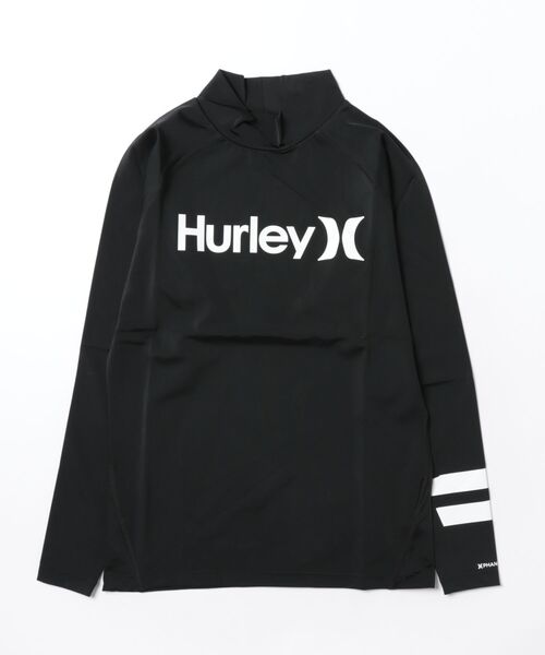 Hurley （ハーレー）の「【Hurley:ハーレー】キッズラッシュガード　UPF50+×速乾×高ストレッチ　ファントム素材　PHANTOM RASH ICON BLOCK PARTY（ラッシュガード・キッズ・ブラック×ゴールド/ブラック・130/160/150/140）」の9枚目の写真