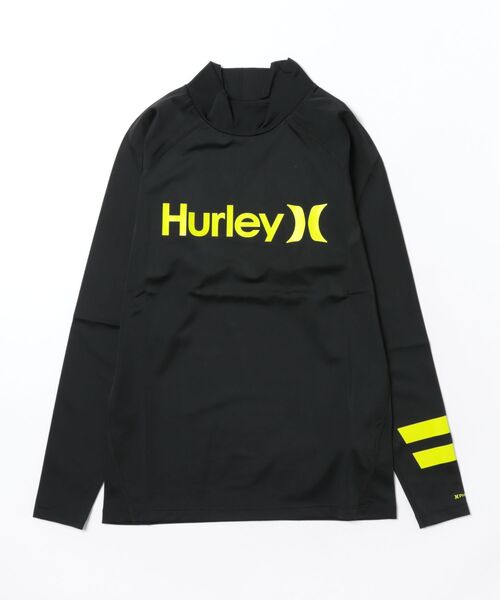 Hurley （ハーレー）の「【Hurley:ハーレー】キッズラッシュガード　UPF50+×速乾×高ストレッチ　ファントム素材　PHANTOM RASH ICON BLOCK PARTY（ラッシュガード・キッズ・ブラック×ゴールド/ブラック・130/160/150/140）」の10枚目の写真
