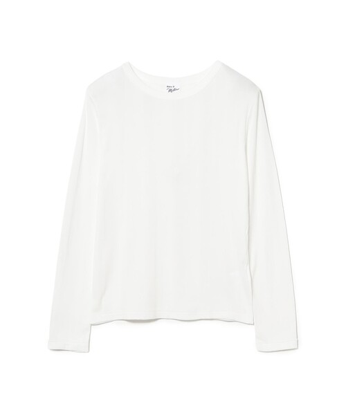 Ray BEAMS(レイビームス)の「【別注】MILLER / 2パック Tシャツ(Tシャツ/カットソー・レディース・ホワイト/ダークブラウン・ONE SIZE)」の20枚目の写真