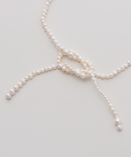 JUNCO Paris(ジュンコパリ)の「Junco Paris ジュンコパリ 別注 ラリエットネックレス COL26P-VM10-B(ネックレス・レディース・アイボリー・FREE)」の9枚目の写真