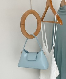 セール】フェイクレザー フリル フラップ ミニバッグ TINA：JOJUN 