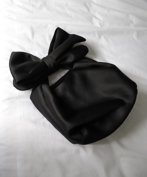 CladdA(クラタ)の「BOW RIBBON BAG(ハンドバッグ・レディース・ブラック・FREE)」の1枚目の写真