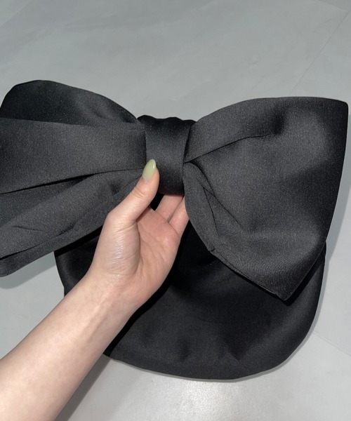 CladdA(クラタ)の「BOW RIBBON BAG(ハンドバッグ・レディース・ブラック・FREE)」の5枚目の写真