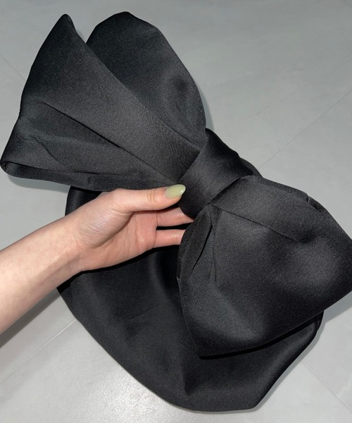 CladdA(クラタ)の「BOW RIBBON BAG(ハンドバッグ・レディース・ブラック・FREE)」の6枚目の写真