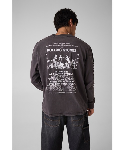 GUESS JEANS X Rolling Stones Rock Long Sleeve Tシャツ 長袖 ロンT