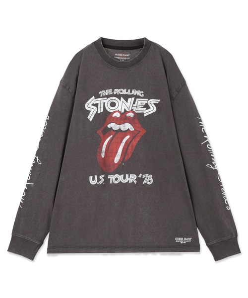 ヒョンジン 着用】 GUESS JEANS X Rolling Stones Rock Long Sleeve T