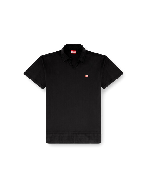 DIESEL（ディーゼル）の「メンズ ポロシャツ T-ANSEL（ポロシャツ・メンズ・ブラック系その他・LARGE/MEDIUM/X-SMALL/X-LARGE）」の4枚目の写真